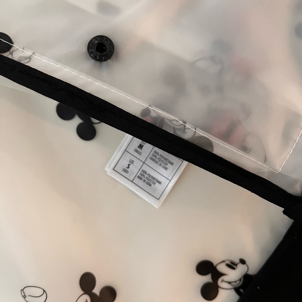 Transparent Mickey Bomber Jacket - Rain Jacket / raincoat - Picture 5 of 5
